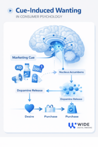 Cue-Induced Wanting brain reward system diagram